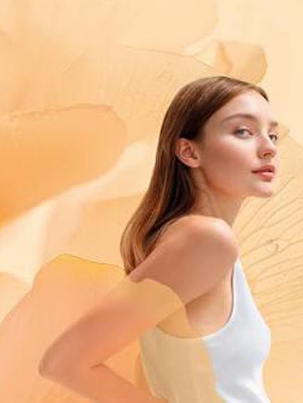 Personal Care and Beauty: woman with glowing skin after a beauty treatment